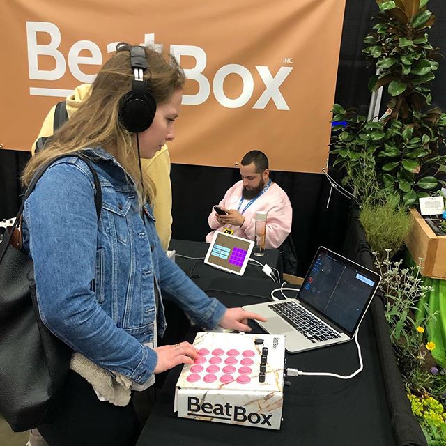 We had a lot of fun at @sxswedu earlier this month. Very happy to share the Beatbox with everybody! #fingerdrumming #diyelectronics #stemeducation #beatmaker #createanywhere